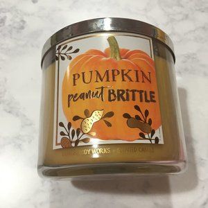 Bath & Body Works Pumpkin Peanut Brittle Candle